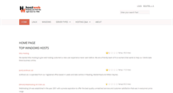 Desktop Screenshot of hostweb.com